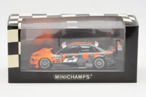 Audi A4 B7 DTM Team Futurecom TME #21 C. Albers DTM 2008 Minichamps 1:43 400089621 Metāls — attēls 4 no 4