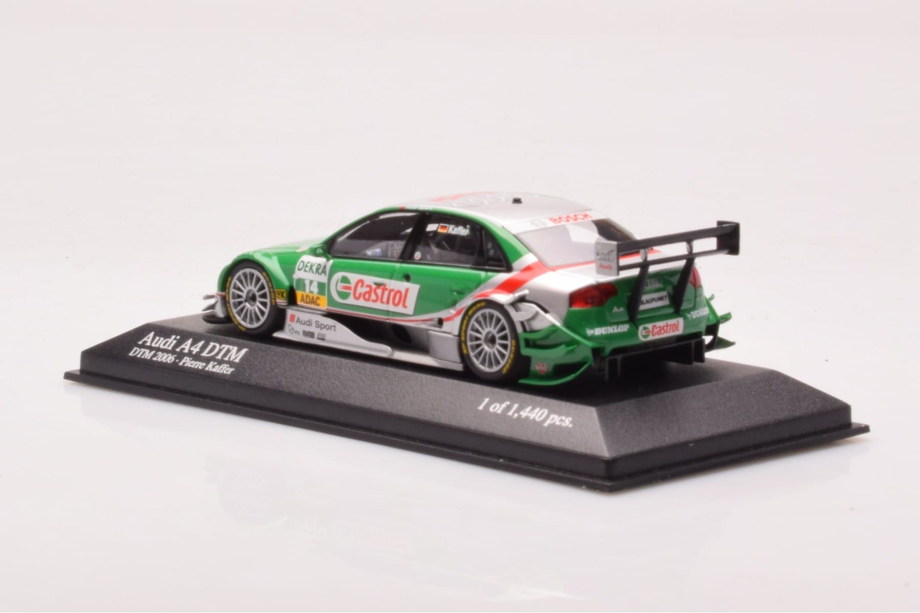 Audi A4 B7 DTM Team Phoenix #14 F. Kaffer DTM 2006 Minichamps 1:43 400061514 Metāls — attēls 3 no 4