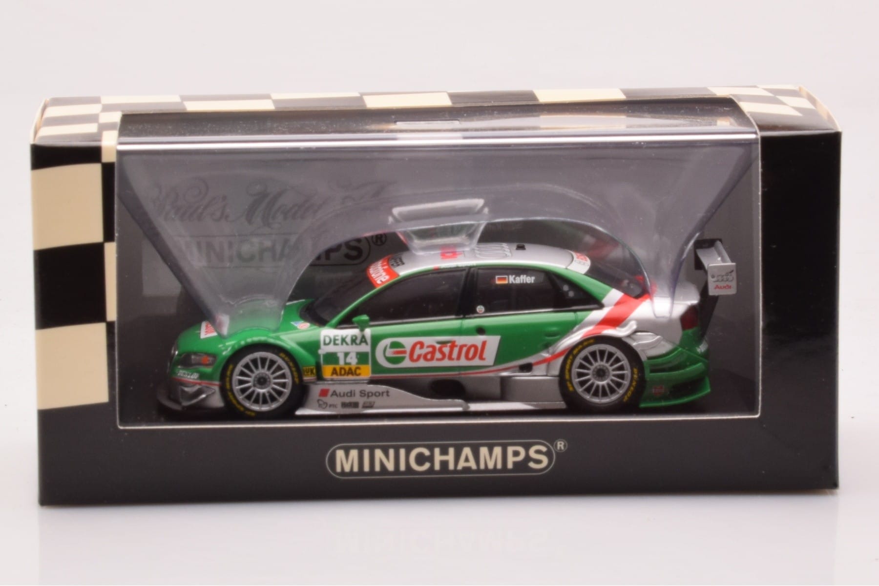 Audi A4 B7 DTM Team Phoenix #14 F. Kaffer DTM 2006 Minichamps 1:43 400061514 Metāls — attēls 4 no 4
