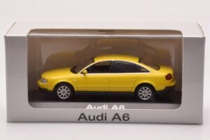 Audi A6 C5 Dzeltens Minichamps 1:43 IND47004 Metāls — attēls 4 no 4