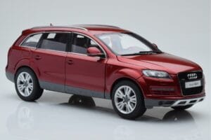 Audi Q7 4L Granātsarkans Kyosho 1:18 09222R Metāls — attēls 6 no 8