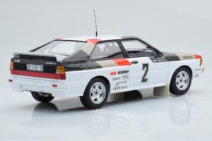 Audi Quattro Audi Sport #1 H. Mikkola / A. Hertz Winners International Swedish Rally 1981 Minichamps 1:18 155811102 Metāls — attēls 2 no 6