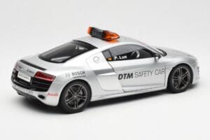 Audi R8 5.2 DTM Safety Car 2010 Kyosho 1:18 09216DTM Metāls — attēls 3 no 8