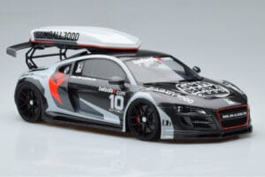 Audi R8 Body Kit Gumball 3000 Melns GT Spirit 1:18 GT870 Sveķi — attēls 4 no 6