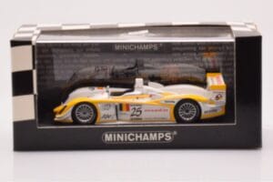 Audi R8 #25 S. Ara / T. Kristensen Winners 1000km Spa 2003 Minichamps 1:43 400031325 Metāls — attēls 4 no 4