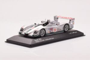 Audi R8 #9 M. Salo / Kane / McCarthy Sebring 12 Hours 2003 Minichamps 1:43 400031399 Metāls — attēls 2 no 4