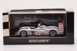 Audi R8 #9 M. Salo / Kane / McCarthy Sebring 12 Hours 2003 Minichamps 1:43 400031399 Metāls — attēls 4 no 4