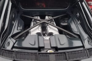 Audi R8 Performance Melns Kengfai 1:18 VAKF-0353 Metāls — attēls 9 no 10