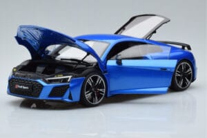 Audi R8 Performance Zils Kengfai 1:18 VAKF-0355 Metāls — attēls 2 no 10