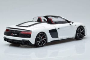 Audi R8 Spyder Performance Balts Kengfai 1:18 VAKF-0351 Metāls — attēls 3 no 11