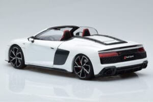 Audi R8 Spyder Performance Balts Kengfai 1:18 VAKF-0351 Metāls — attēls 8 no 11