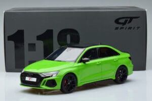 Audi RS3 8Y Sedans Zaļš GT Spirit 1:18 GT414 Sveķi — attēls 6 no 6