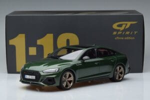 Audi RS5 B9 Sportback Sonoma Zaļš Asia Edition GT Spirit 1:18 CLDC018 Sveķi — attēls 6 no 6