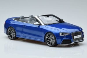 Audi RS5 B8 Kabriolets Zils GT Spirit 1:18 ZM053 Sveķi — attēls 4 no 6