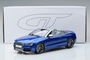 Audi RS5 B8 Kabriolets Zils GT Spirit 1:18 ZM053 Sveķi — attēls 6 no 6