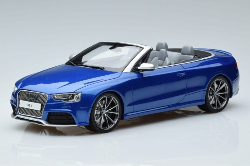 Audi RS5 B8 Kabriolets Zils GT Spirit 1:18 ZM053 Sveķi