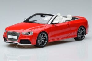 Audi RS5 B8 Kabriolets Sarkans GT Spirit 1:18 GT724 Sveķi