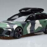 Audi RS6 C8 Avant Kamuflāža With Roof Top Asia Edition GT Spirit 1:18 CLDC014 Sveķi