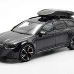 Audi RS6 C8 Avant Mythos Melns Ar Oglekļa Jumtu Asia Edition GT Spirit 1:18 CLDC007 Sveķi