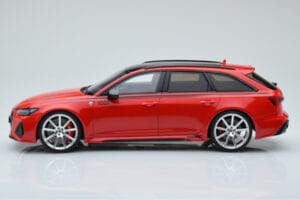 Audi RS6 MTM C8 Avant Tango Sarkans GT Spirit 1:18 GT432 Sveķi — attēls 3 no 6