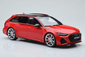 Audi RS6 MTM C8 Avant Tango Sarkans GT Spirit 1:18 GT432 Sveķi — attēls 4 no 6