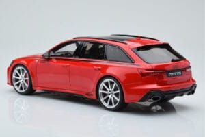 Audi RS6 MTM C8 Avant Tango Sarkans GT Spirit 1:18 GT432 Sveķi — attēls 5 no 6