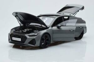 Audi RS7 C8 Sportback Pelēks Kengfai 1:18 VAKF-0333 Sveķi — attēls 2 no 7