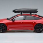 Audi RS7 C8 Sportback Sarkans Asia Edition GT Spirit 1:18 CLDC021 Sveķi - image 3 of 6