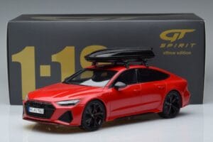 Audi RS7 C8 Sportback Sarkans Asia Edition GT Spirit 1:18 CLDC021 Sveķi — attēls 6 no 6