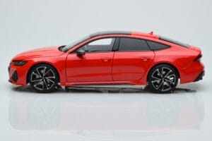 Audi RS7 C8 Sportback Sarkans Kengfai 1:18 VAKF-0332 Sveķi — attēls 4 no 7