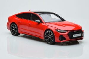 Audi RS7 C8 Sportback Sarkans Kengfai 1:18 VAKF-0332 Sveķi — attēls 5 no 7