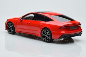 Audi RS7 C8 Sportback Sarkans Kengfai 1:18 VAKF-0332 Sveķi — attēls 6 no 7