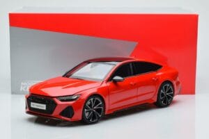 Audi RS7 C8 Sportback Sarkans Kengfai 1:18 VAKF-0332 Sveķi — attēls 7 no 7