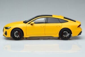 Audi RS7 C8 Sportback Dzeltens Vossen Rims Ierobežots Izdevums Kengfai 1:18 VAKF-0335 Metāls — attēls 5 no 8
