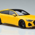 Audi RS7 C8 Sportback Dzeltens Vossen Rims Ierobežots Izdevums Kengfai 1:18 VAKF 0335 Metāls - image 6 of 8