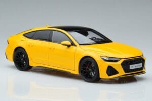 Audi RS7 C8 Sportback Dzeltens Vossen Rims Ierobežots Izdevums Kengfai 1:18 VAKF-0335 Metāls — attēls 6 no 8
