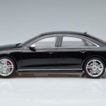 Audi S8 D5 Mythos Melns Asia Edition GT Spirit 1:18 CLDC019 Sveķi - image 3 of 6