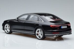 Audi S8 D5 Mythos Melns Asia Edition GT Spirit 1:18 CLDC019 Sveķi — attēls 5 no 6