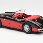 Austin-Healey 3000 Mk I Spider Melns Sarkans Kyosho 1:18 - image 7 of 8