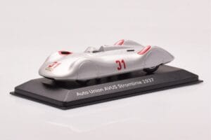 Auto Union Stromlinie #31 AVUS 1937 Sudrabs Minichamps 1:43 5030900503 Metāls — attēls 2 no 4