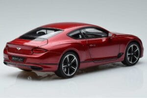 Bentley Continental GT Candy Sarkans Norev 1:18 182788 Metāls — attēls 3 no 7