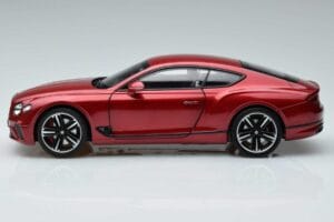 Bentley Continental GT Candy Sarkans Norev 1:18 182788 Metāls — attēls 4 no 7