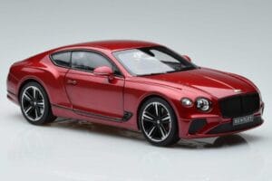 Bentley Continental GT Candy Sarkans Norev 1:18 182788 Metāls — attēls 5 no 7