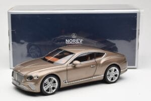 Bentley Continental GT Dark Cashmere Metaliks Norev 1:18 182781 Metāls — attēls 8 no 8