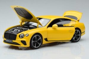 Bentley Continental GT Monaco Dzeltens Norev 1:18 182786 Metāls — attēls 2 no 7
