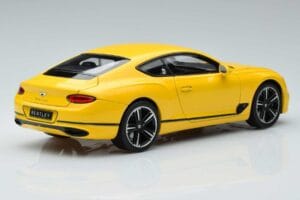 Bentley Continental GT Monaco Dzeltens Norev 1:18 182786 Metāls — attēls 3 no 7