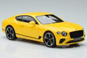 Bentley Continental GT Monaco Dzeltens Norev 1:18 182786 Metāls — attēls 5 no 7