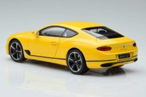 Bentley Continental GT Monaco Dzeltens Norev 1:18 182786 Metāls — attēls 6 no 7