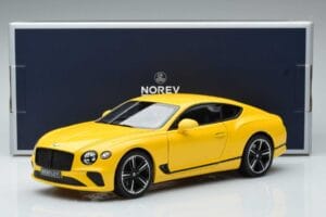 Bentley Continental GT Monaco Dzeltens Norev 1:18 182786 Metāls — attēls 7 no 7
