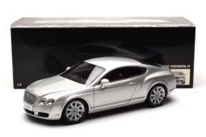 Bentley Continental GT Sudraba Minichamps 1:18 100139021 Metāls — attēls 8 no 8